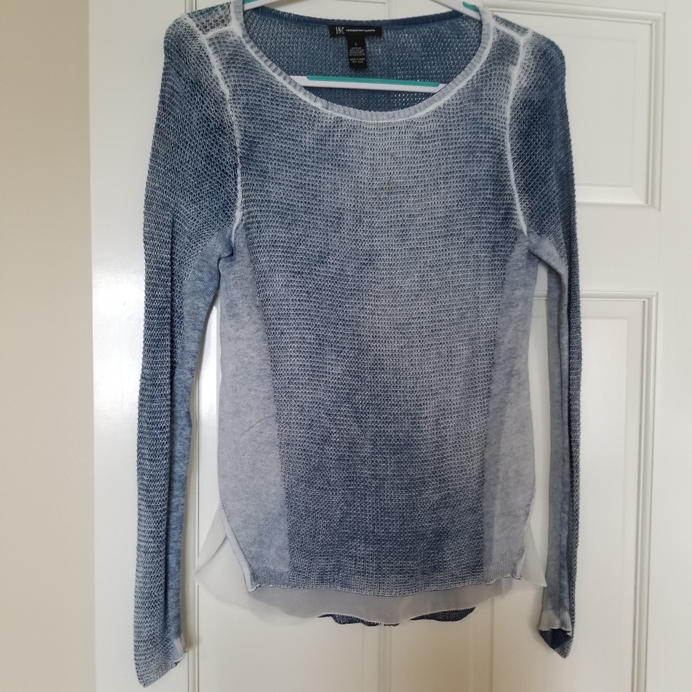 Loose weave sweater.